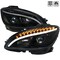 Spec-D Tuning 08-11 Mercedes Benz C-Class Pro Headlights-Black LHP-BW20408JM-TM - alternate 1